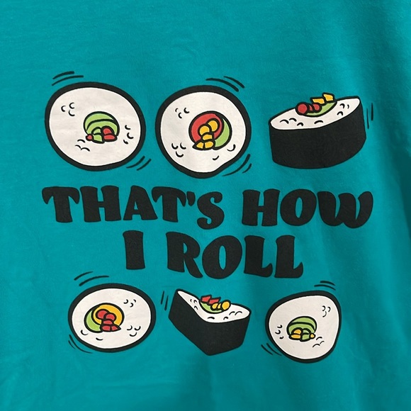 LulaRoe Simply Comfortable That’s‎ How I Roll T-Shirt Size 2XL - Picture 3 of 5